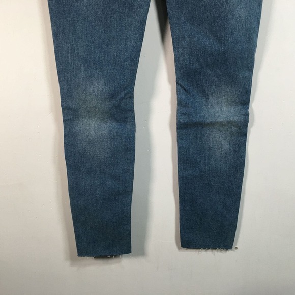 Lucky Brand High Rise Denim Mom Jean, Women's Size 4/27 Ankle - Blue - Picture 13 of 14